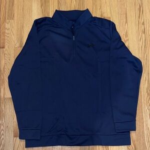 Under Armour Men’s Navy Blue Quarter Zip. Brand new never worn. Size 3XL Tall.